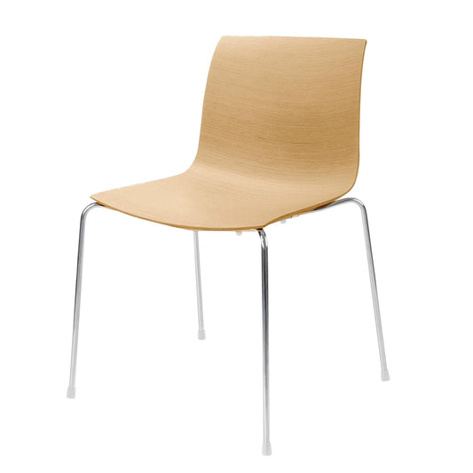 Catifa 46 Stuhl einfarbig Gestell Chrom