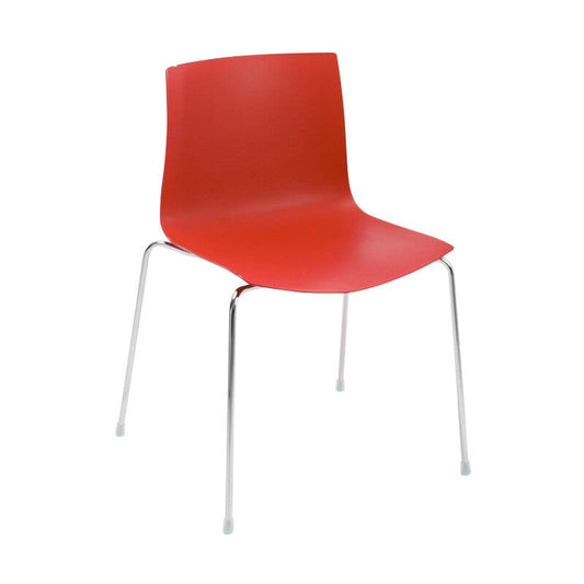 Catifa 46 Stuhl einfarbig Gestell Chrom