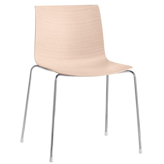Catifa 46 Stuhl einfarbig Gestell Chrom