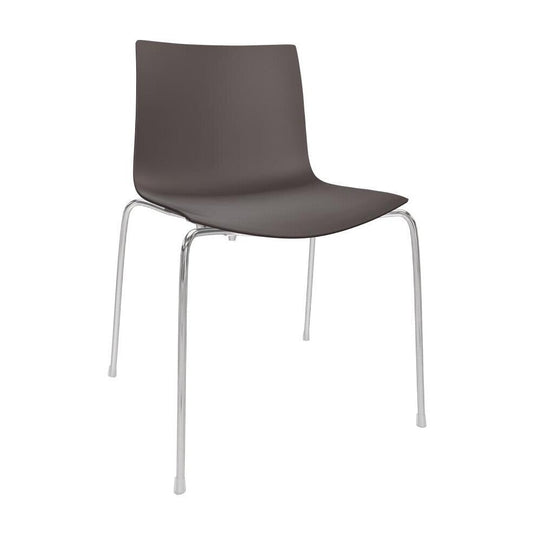 Catifa 46 Stuhl einfarbig Gestell Chrom