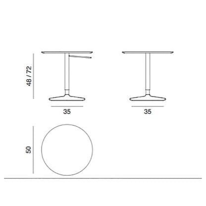 Pix 3050 Beistelltisch Schwarz