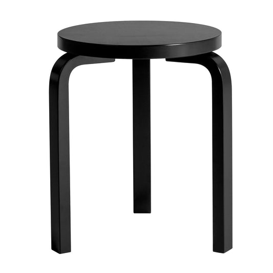 60 Hocker Gestell lackiert Schwarz