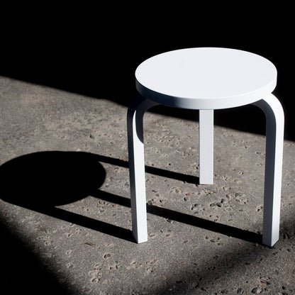 60 Hocker Gestell lackiert Schwarz