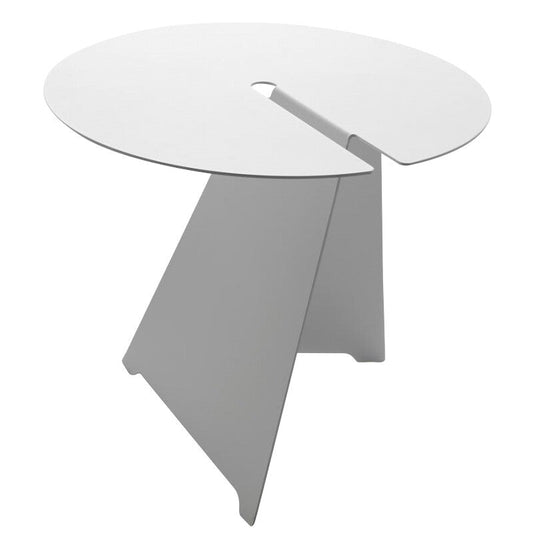 Abra Beistelltisch Ø49cm Weiß
