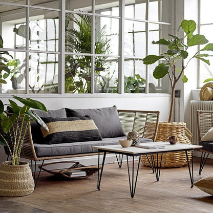 Mundo Gartensofa Schwarz