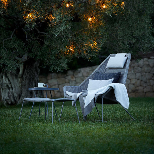 Breeze Gartenhocker Schwarz