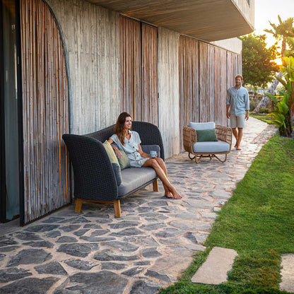 Nest Lounge Gartensessel Natur