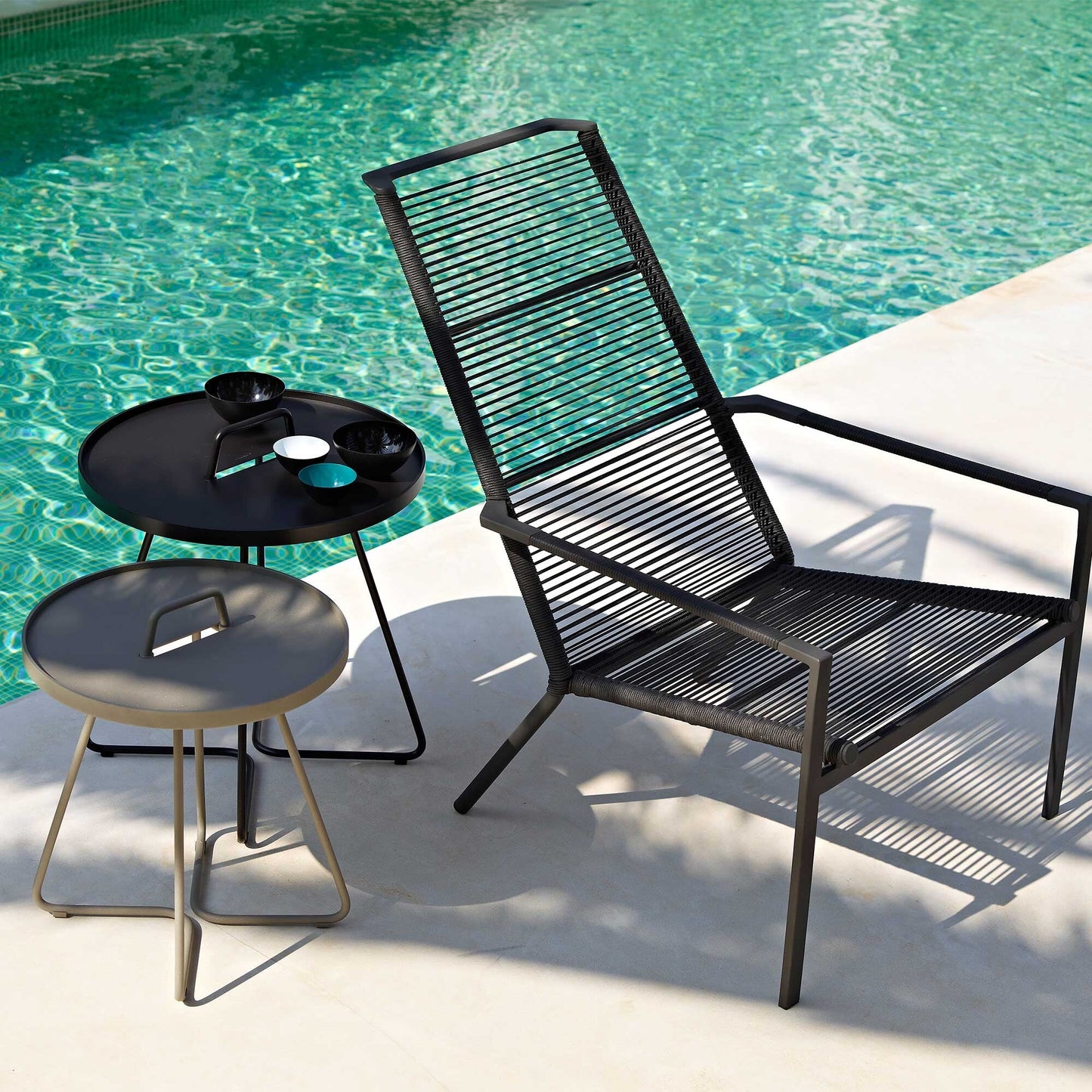 On-the-move Beistelltisch L Hellgrau