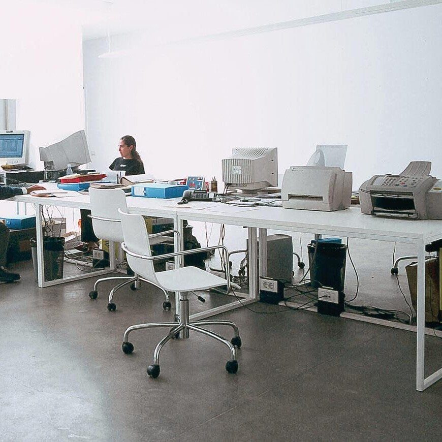 Fronzoni '64 Tisch Schwarz