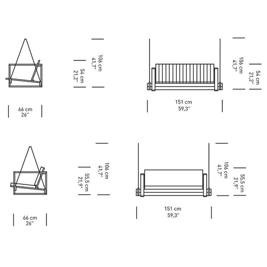 BK13 Schaukelsofa
