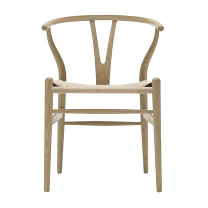 CH24 Wishbone Chair Gestell Eiche Schwarz