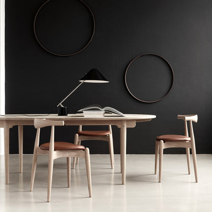 CH338 Esstisch 200x115x72cm ausziehbar Schwarz