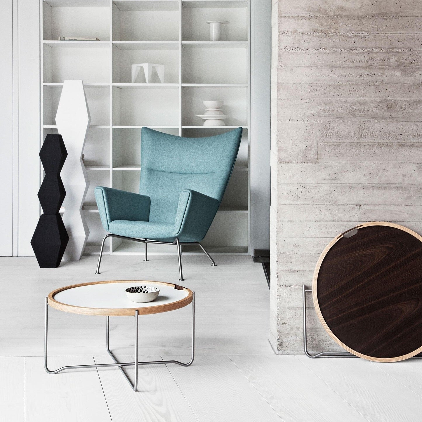 Carl Hansen CH417 Beistelltisch/Tabletttisch Schwarz
