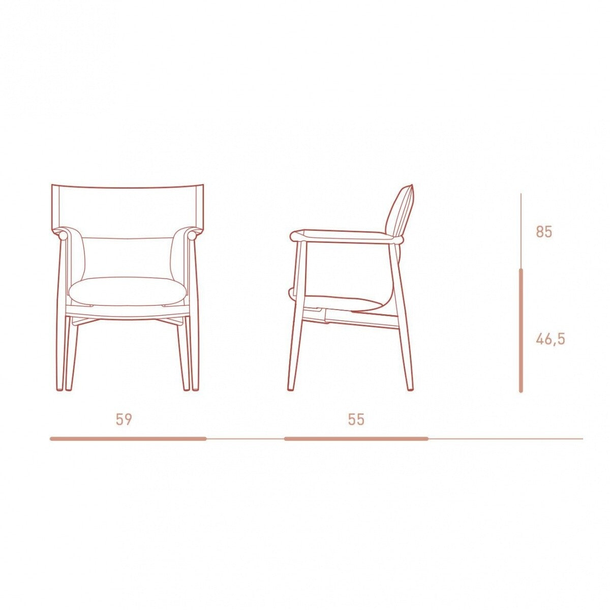 Carl Hansen Embrace E005 Armlehnstuhl Natur