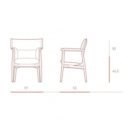 Carl Hansen Embrace E005 Armlehnstuhl Natur