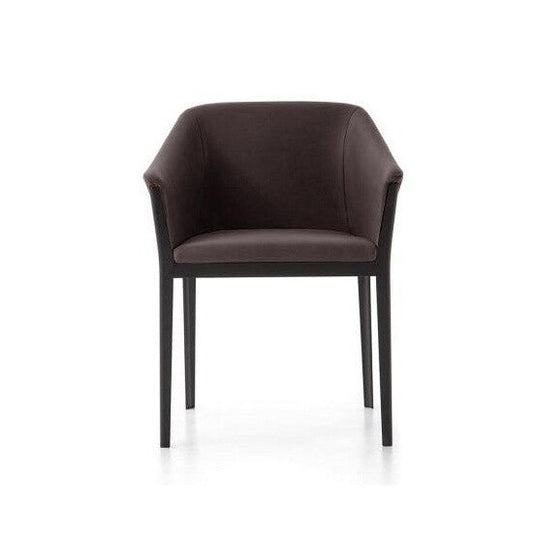 140 Cotone Slim Armlehnstuhl Schwarz
