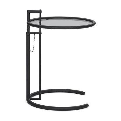 Adjustable Table E 1027 Black Version Beistelltisch Schwarz