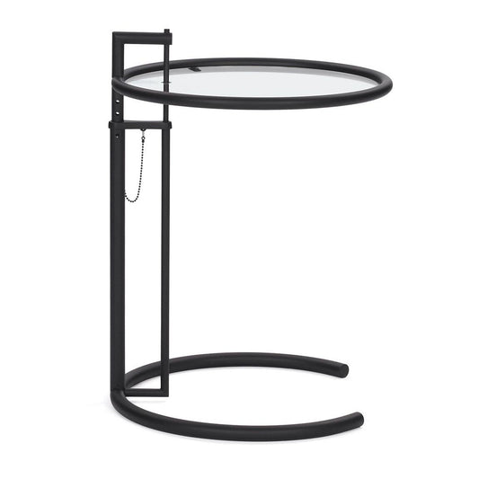 Adjustable Table E 1027 Black Version Beistelltisch Schwarz