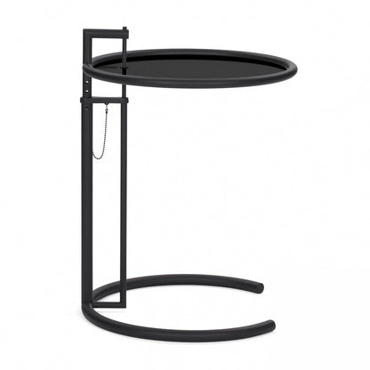 Adjustable Table E 1027 Black Version Beistelltisch Schwarz
