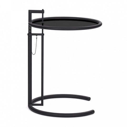Adjustable Table E 1027 Black Version Beistelltisch Schwarz