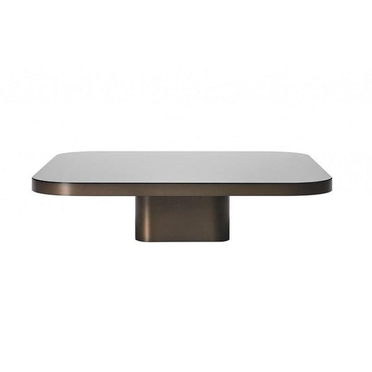 Bow No. 5 Couchtisch 100x100x25cm Schwarz