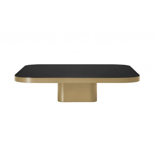 Bow No. 5 Couchtisch 100x100x25cm Schwarz