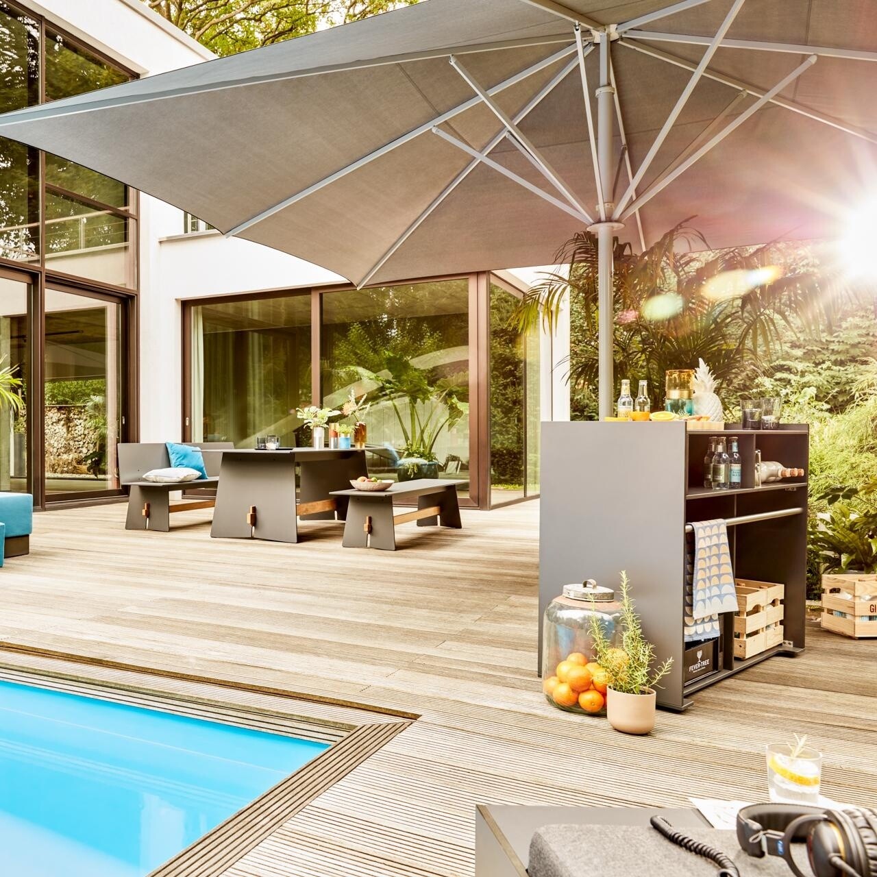 Tension Outdoor Set 3tlg. Natur