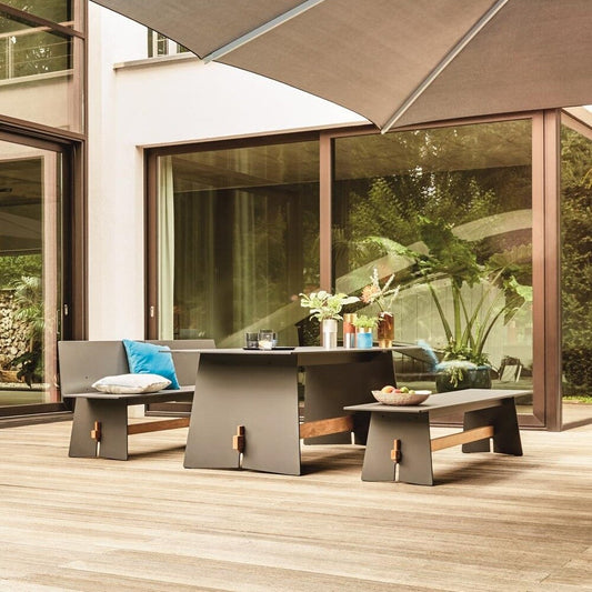 Tension Outdoor Tisch 90x220x73cm Schwarz