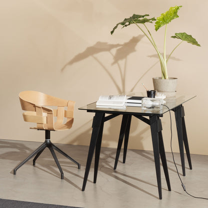 Arco Schreibtisch 150x75x74cm Weiß