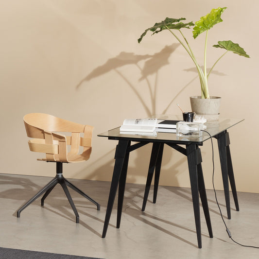 Arco Schreibtisch 150x75x74cm Weiß