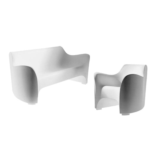 Aktionsset Tokyo Pop Outdoor Sofa und Sessel Weiß