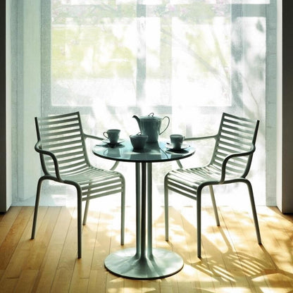 Pip-e Gartenarmlehnstuhl 4er Set Weiß