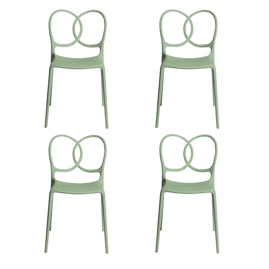 Sissi Gartenstuhl 4er Set Weiß