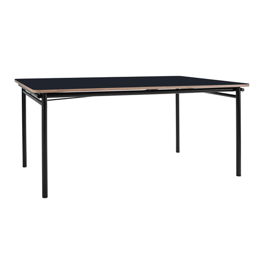 Taffel Esstisch ausziehbar 150x90x74cm Schwarz
