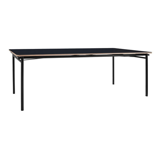 Taffel Esstisch ausziehbar 200x90x74cm Schwarz