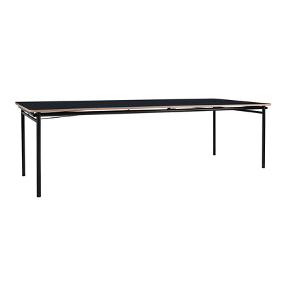 Taffel Esstisch ausziehbar 250x90x74cm Schwarz