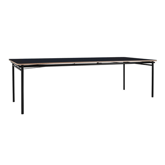 Taffel Esstisch ausziehbar 250x90x74cm Schwarz