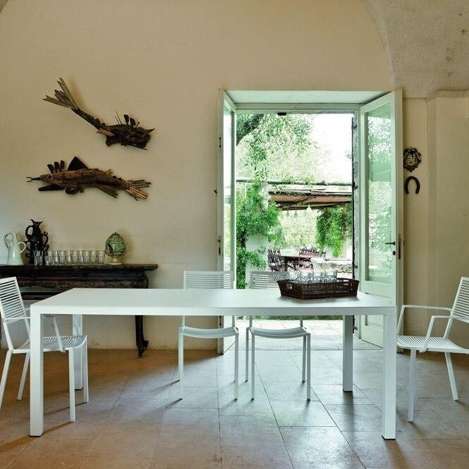 Easy Gartentisch Weiß