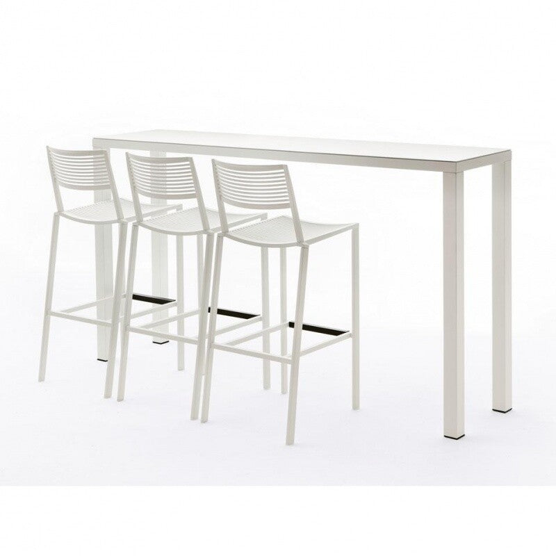 Easy Outdoor Barhocker Weiß