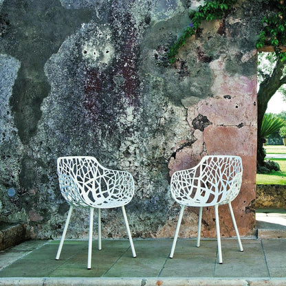 Forest Gartensessel 2er Set mit Sitzauflagen Anthrazit