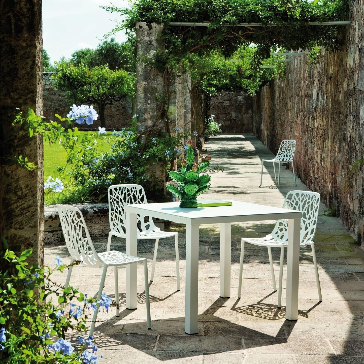 Forest Gartenstuhl 2er-Set inkl. Auflagen Taupe