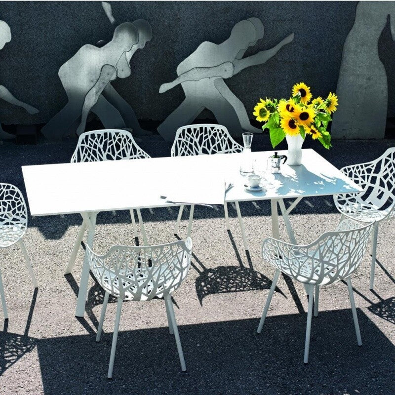 Radice Quadra Outdoor Tisch Weiß