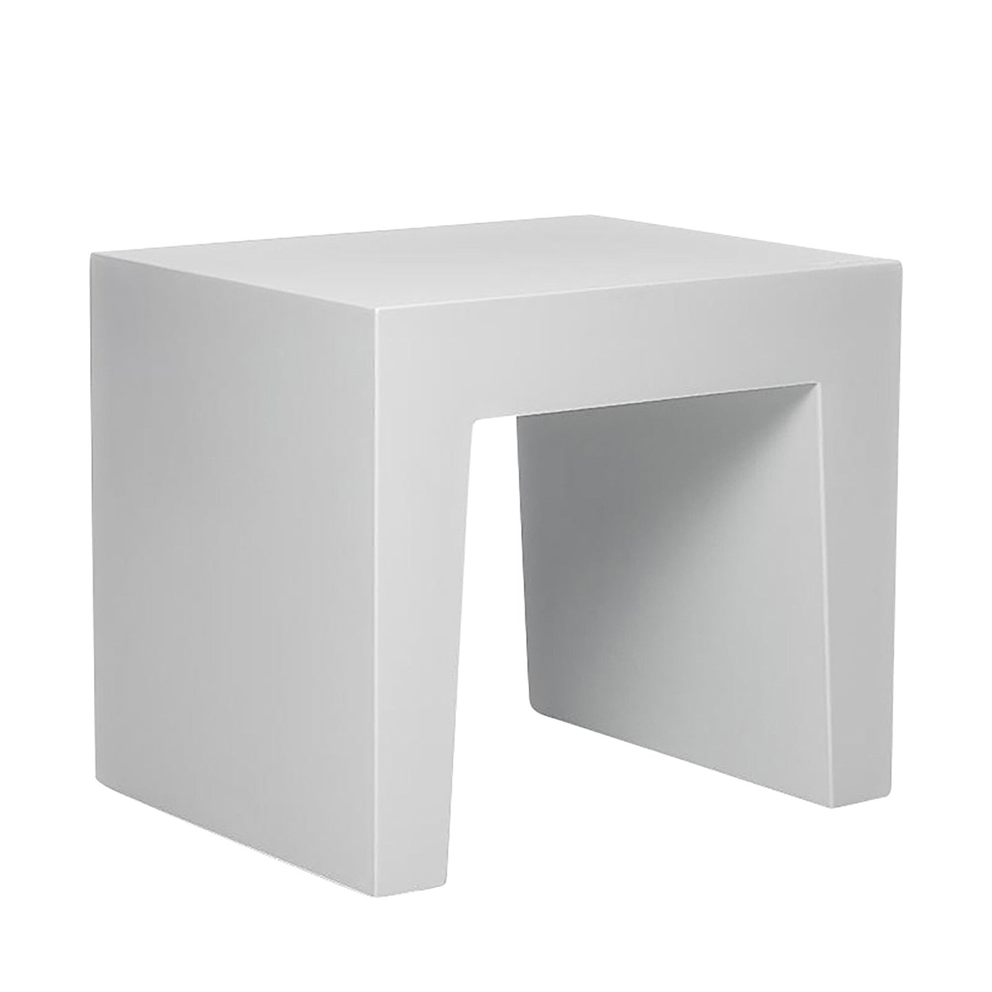 Concrete Seat Hocker Hellgrau