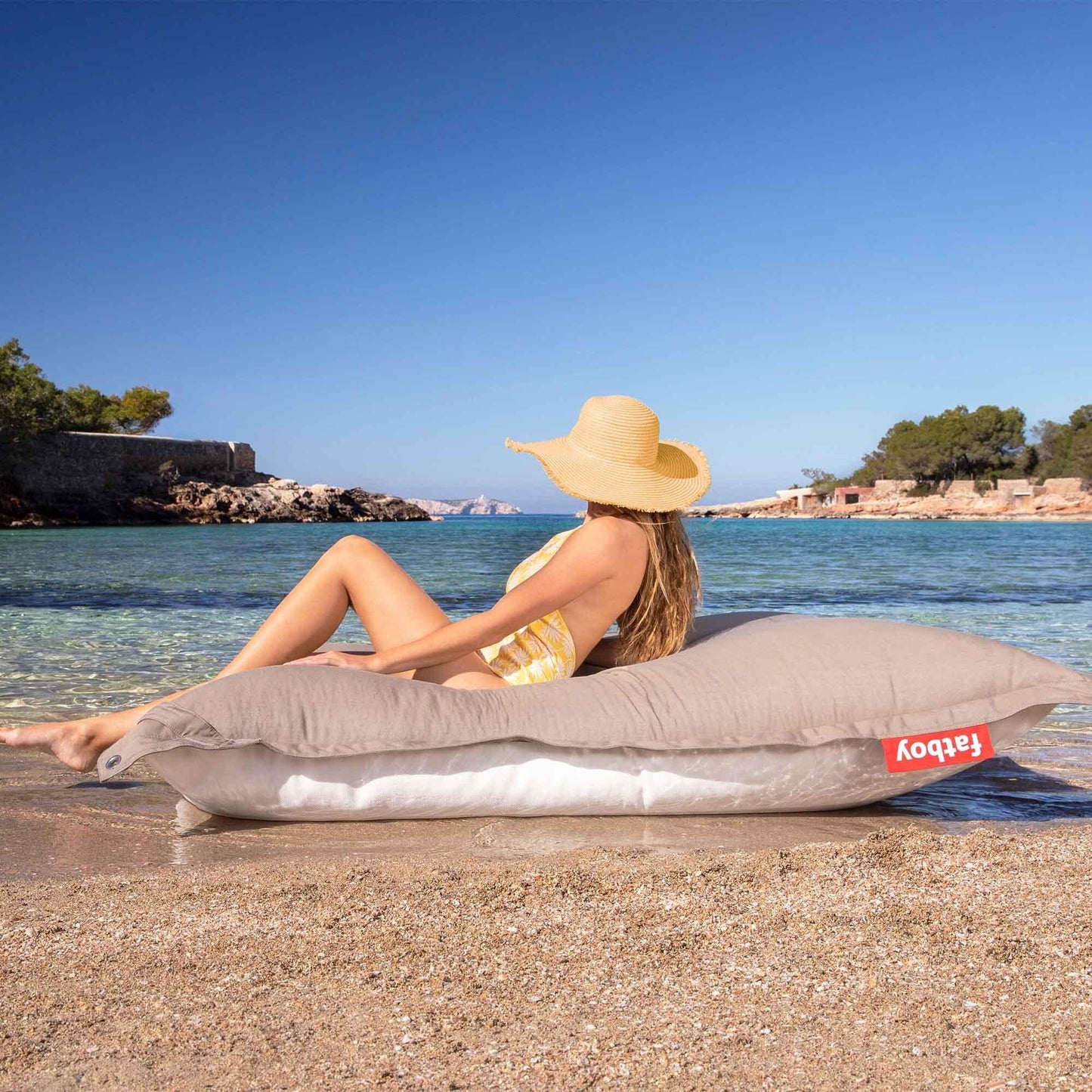 Original Floatzac Outdoor Sitzsack Taupe