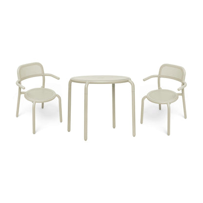Toní Bistrotisch + Gartenarmlehnstuhl