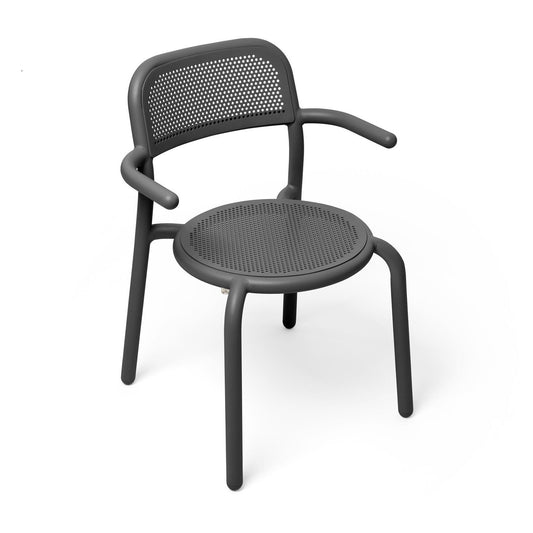 Toní Gartenarmlehnstuhl Anthrazit
