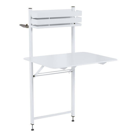 Bistro Balkontisch klappbar 57x77cm Weiß