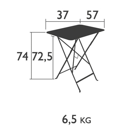 Bistro Klapptisch 37x57cm