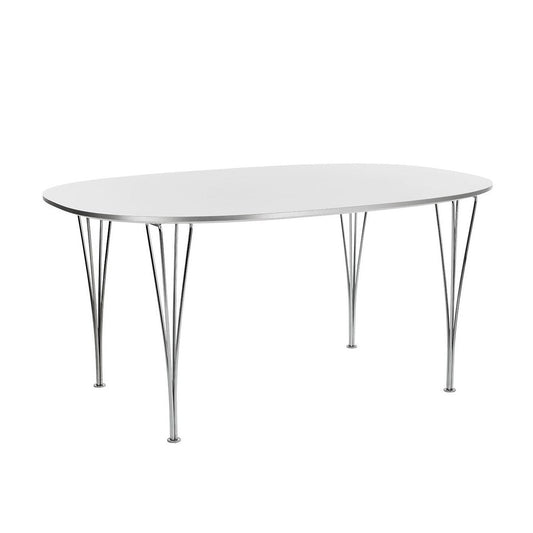 B613 Super-elliptischer Tisch 180x120x72cm Weiß