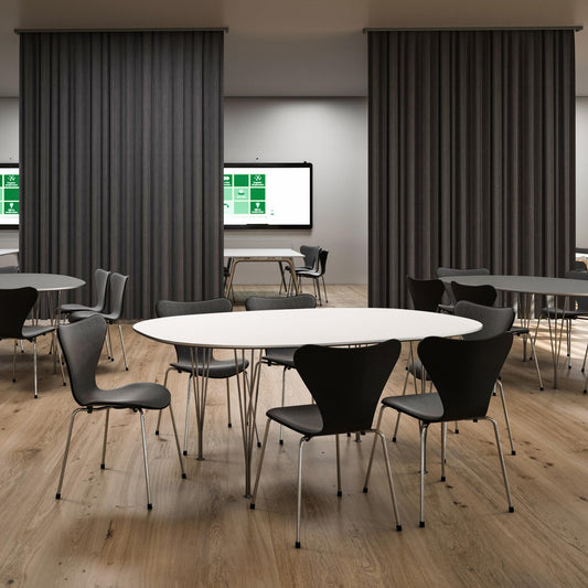 B613 Super-elliptischer Tisch 180x120x72cm Weiß